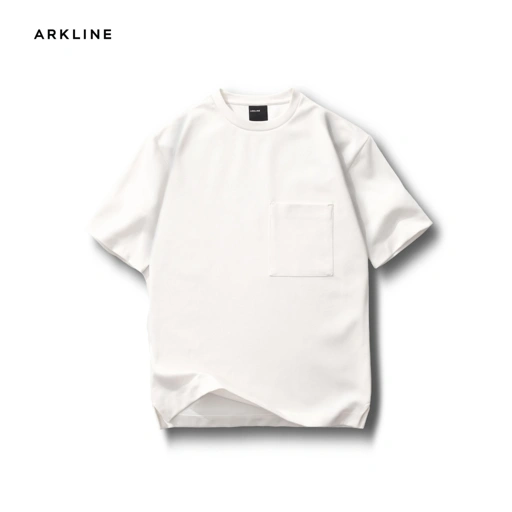 Image of Arkline Boxy Pocket Tee White