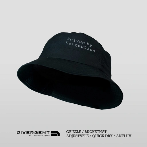Image of GRIZZLE / DIVERGENT / Bucket hat / Topi Rimba / Outdoor / Sporty