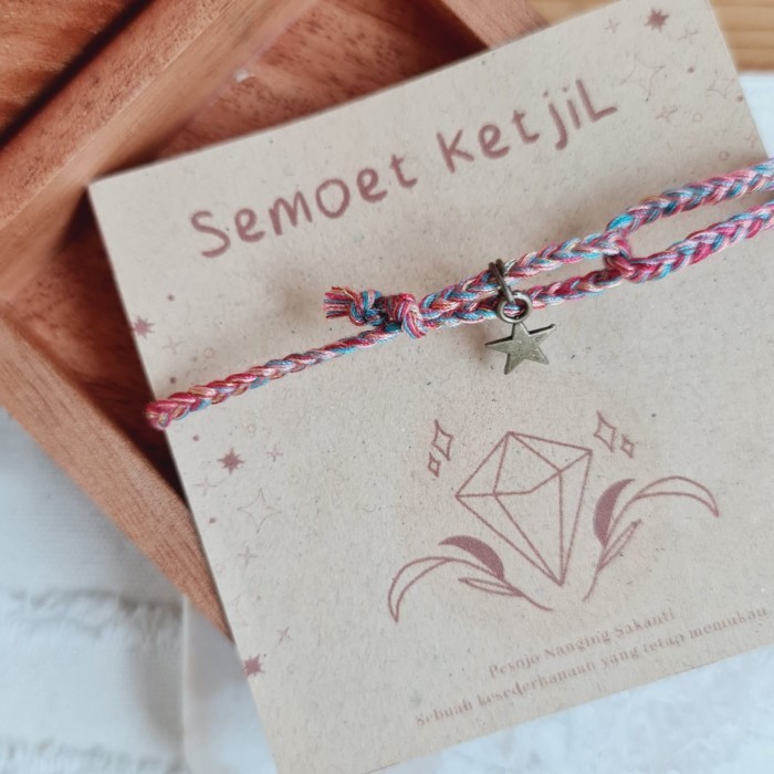 Lintang Bold Terumbu Gelang Kepang Tali 22.112