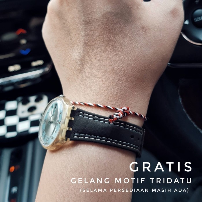 Srikandi Ireng Lapis Lazuli Macram 23.08.115 Gelang Kepang Tali Boho B