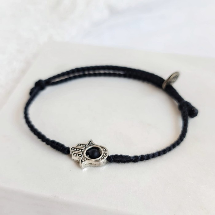 Nagendra Hamsa Onyx 23.10.147 Gelang Kepang Tali Boho Bohemian