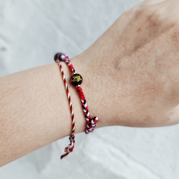 Kaisar Naga Api Tridatu 23.10.154 Gelang Tali Kepang Boho Bohemian