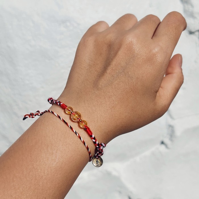 Benkeren Resik Tridatu 23.10.156 Gelang Kepang Tali Boho Bohemian