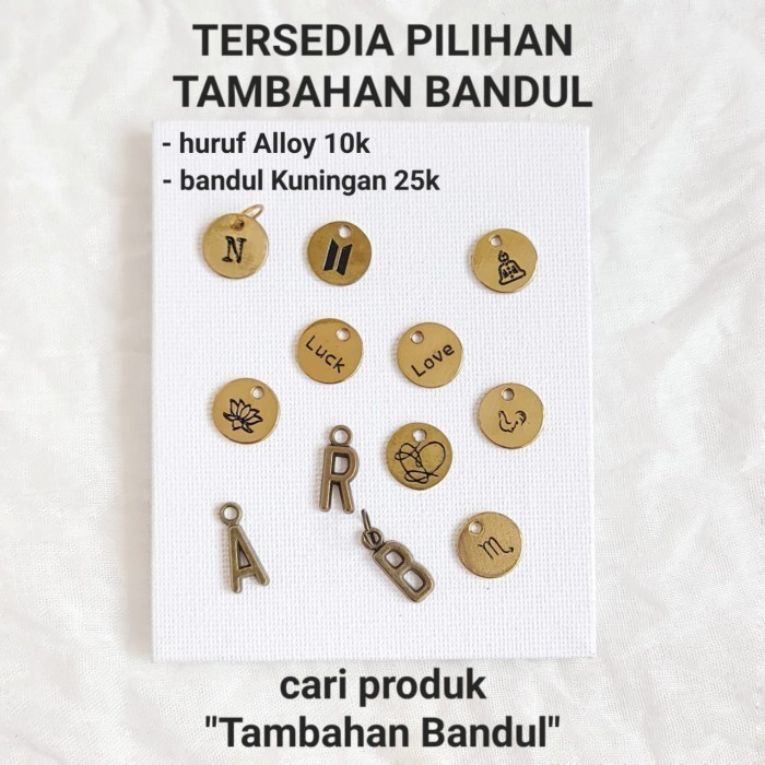 Sumitra Berani Tiger Eye 23.11.173 Gelang Gajah Kepang Tali Boho