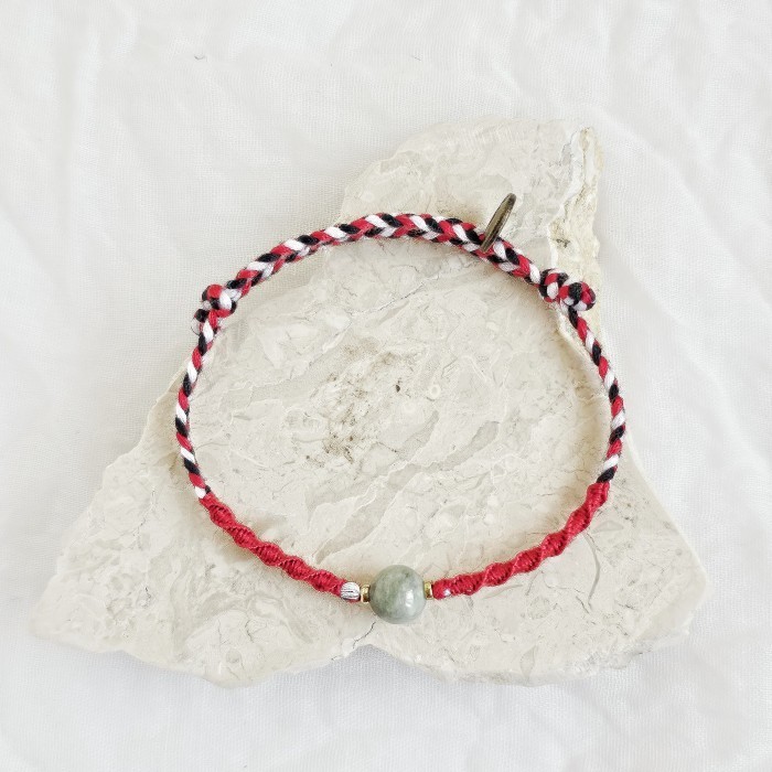 Wani Giok Tridatu Macram 23.11.176 Gelang Kepang Tali Boho Bohemian