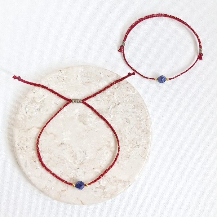 Srikandi Lapis Lazuli Dual Gelang Kepang Tali 21.72