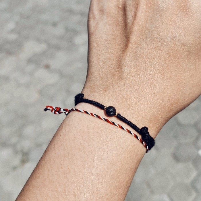 Vikrant Lava Gelang Boho Bohemian Kepang Tali 21.156