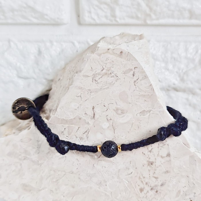 Vikrant Lava Gelang Boho Bohemian Kepang Tali 21.156