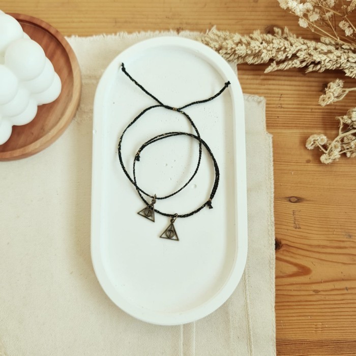 Deathly Hallow Ireng Gelang Harry Potter Kepang Tali Limited 22.011