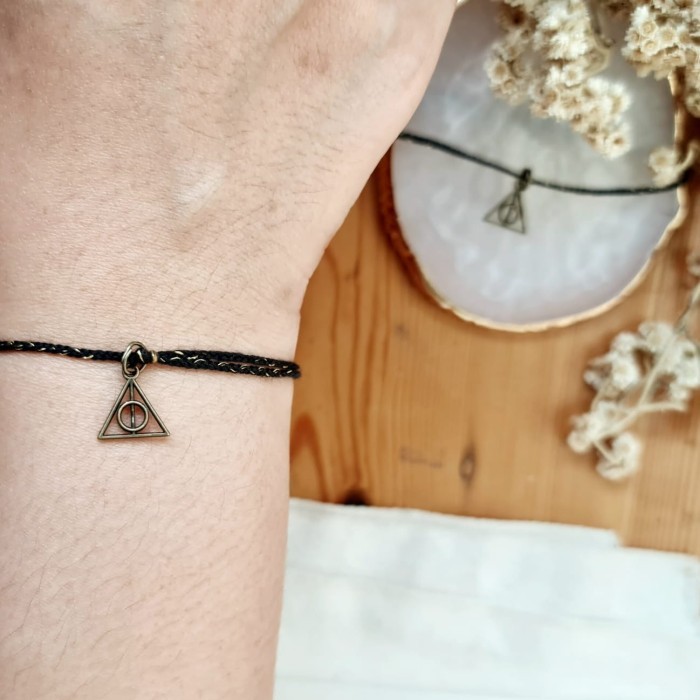 Deathly Hallow Ireng Gelang Harry Potter Kepang Tali Limited 22.011