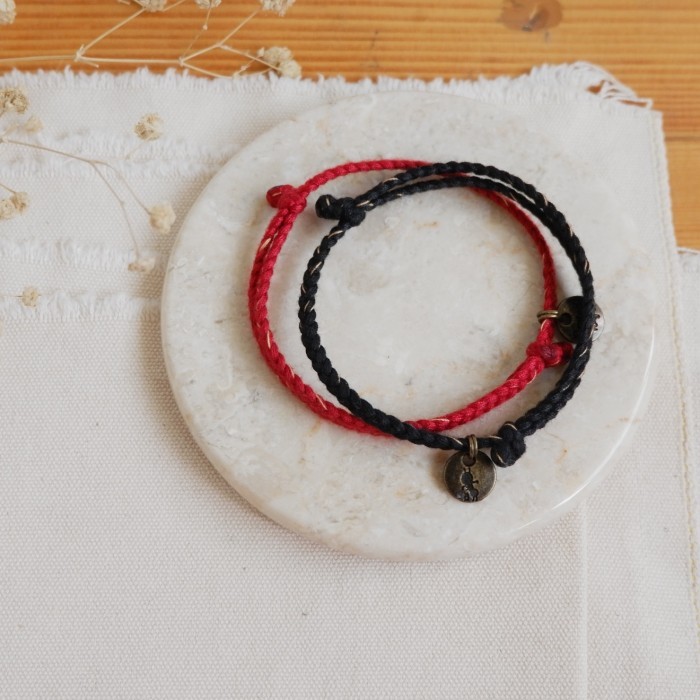 Dual Serasi Double ISI DUA (2) Polosan Couple Gelang Boho 20.450