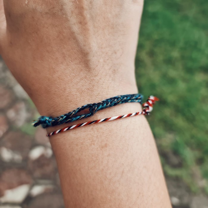 Babat Alas Polosan Bold Gelang Kepang Tali 20.446