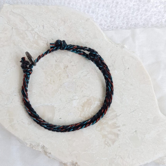 Hutan Hujan Polosan Bold Gelang Kepang Tali 20.446