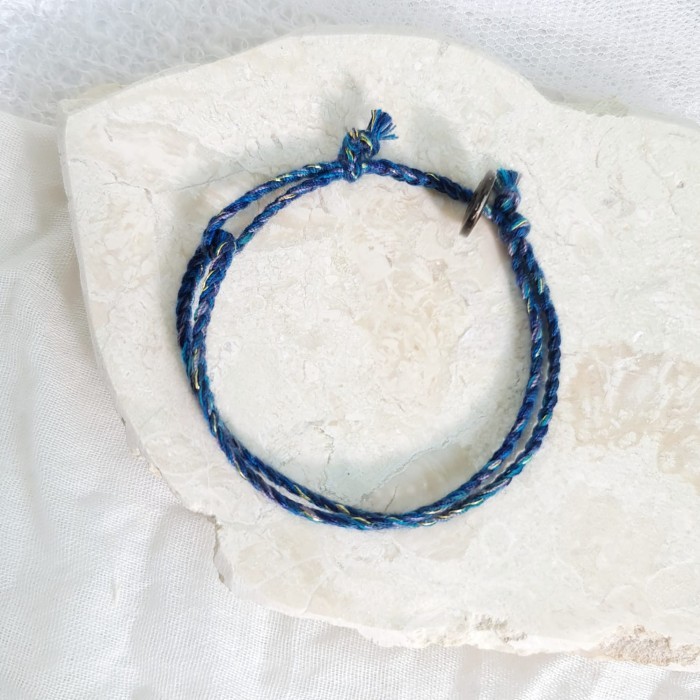 Laut Dalam Polosan Bold Gelang Kepang Tali 20.446