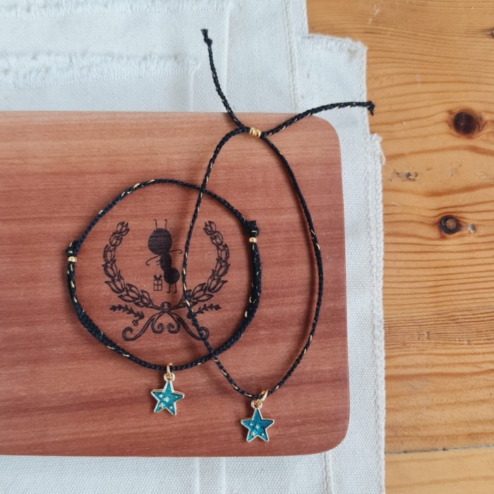 Shrika Ireng Bintang Dual Gelang Kepang Tali Boho 21.98