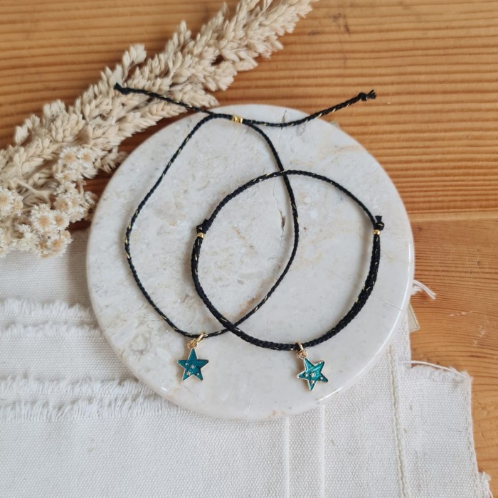 Shrika Ireng Bintang Dual Gelang Kepang Tali Boho 21.98