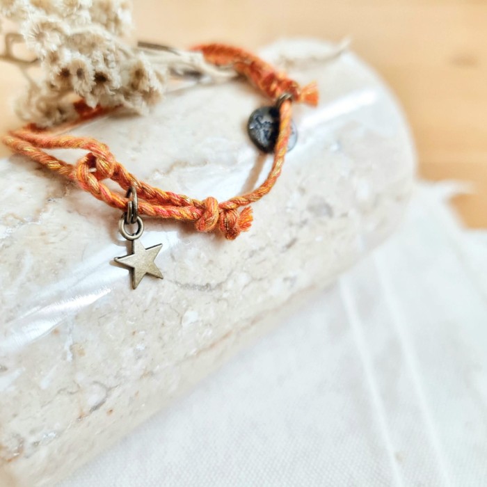 Bintang Bold Senja Gelang Kepang Tali Boho 22.104