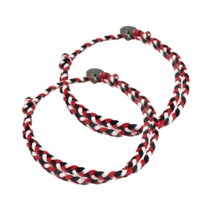 Dual Tridatu ISI 2 (DUA) Polosan Couple Gelang Boho Bohemian Kepang Ta