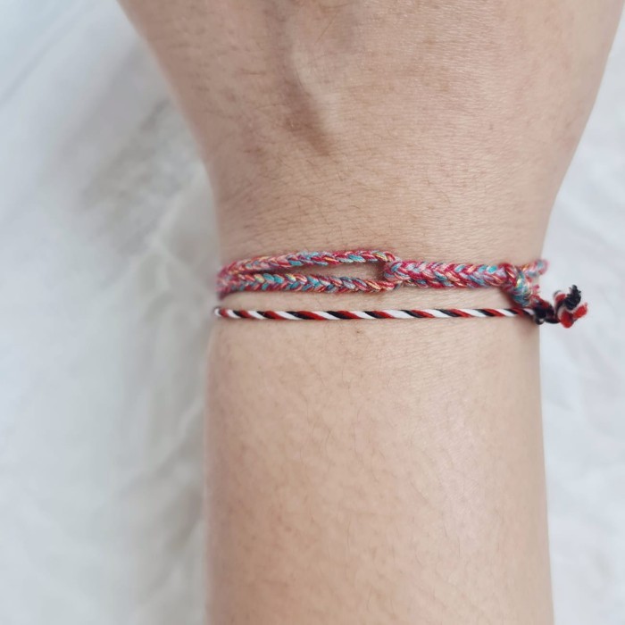 Terumbu Polosan Bold Gelang Kepang Tali 20.446