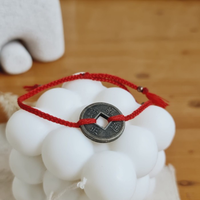 Untung Coin Abangan Gelang Kepang Tali Tipis 20.108