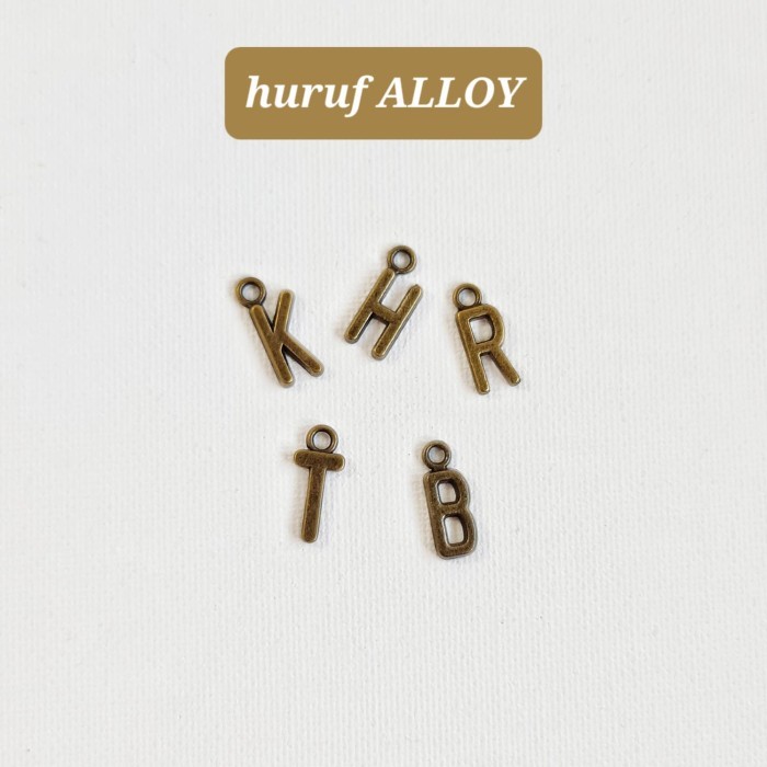 Huruf Alloy Bold Mauve 22.128 Gelang Kepang Tali Boho Semoet Ketjil