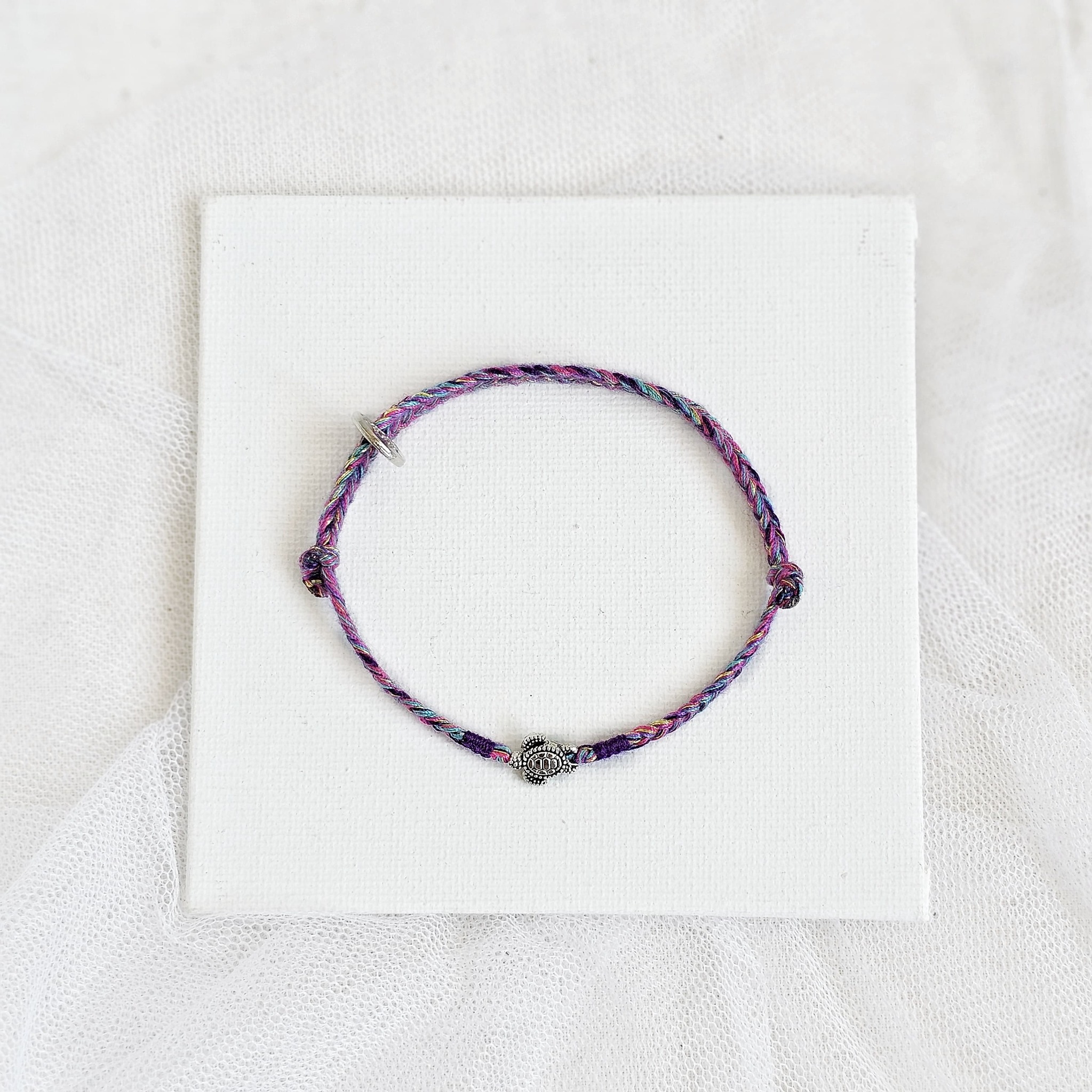 Waton Kelakon Kura Mauve 24.03.210 Gelang Kepang Tali Boho Bohemian