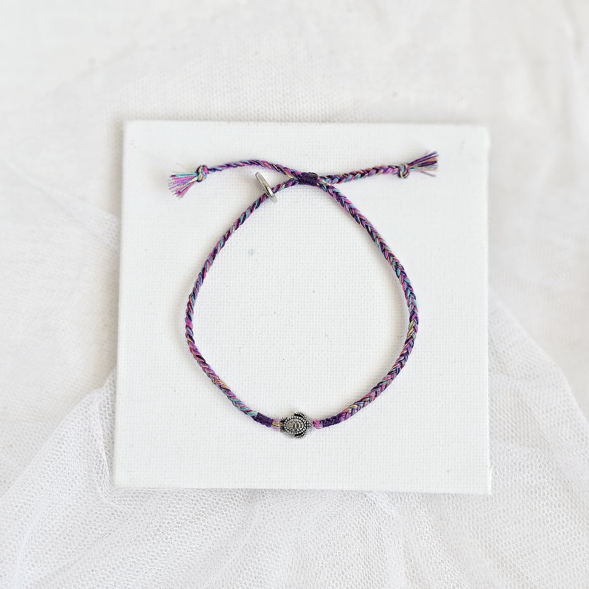Waton Kelakon Kura Mauve 24.03.210 Gelang Kepang Tali Boho Bohemian