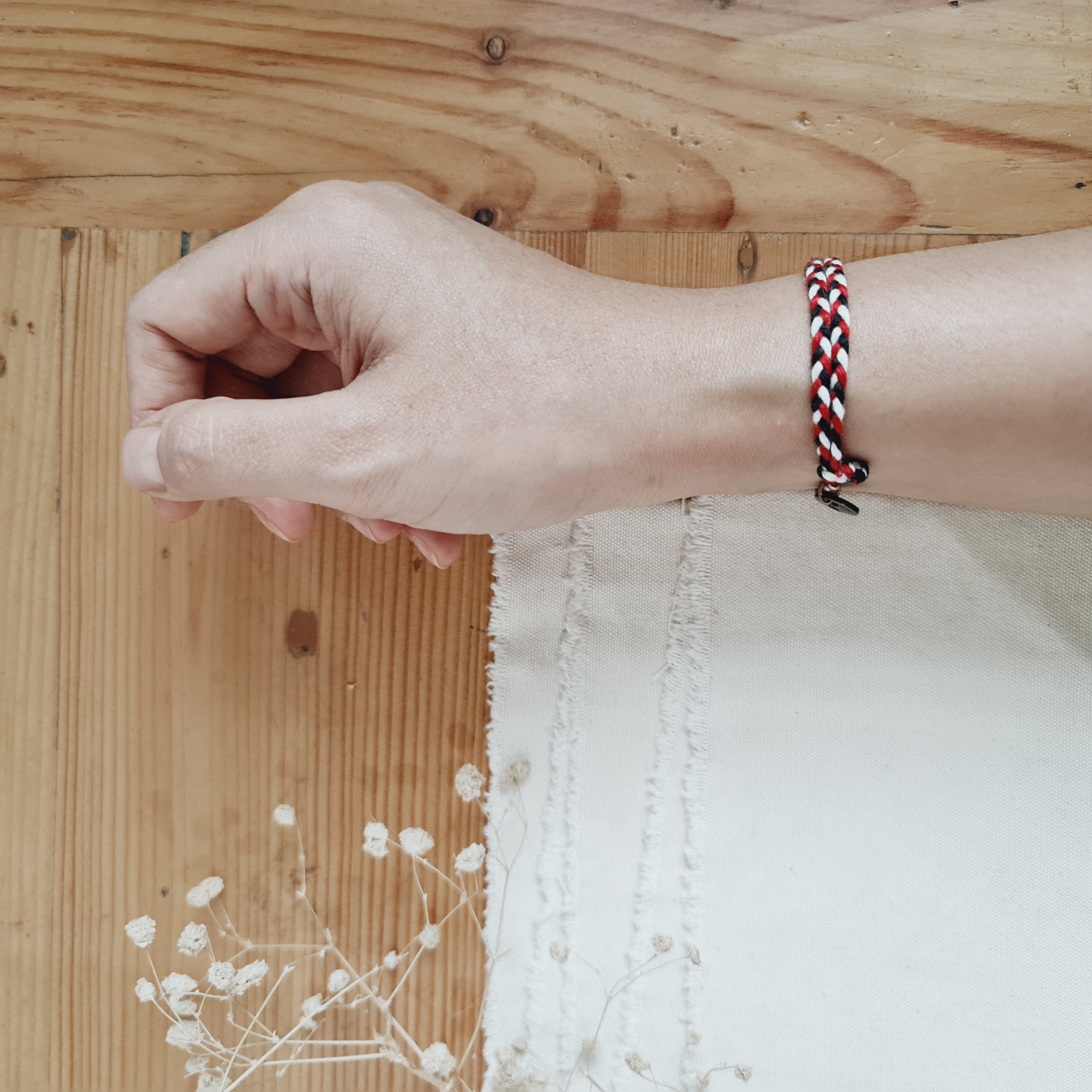 Gelang Triple isi 3 Polosan Semoet Ketjil 20.449 Kepang Tali Boho Bohemian