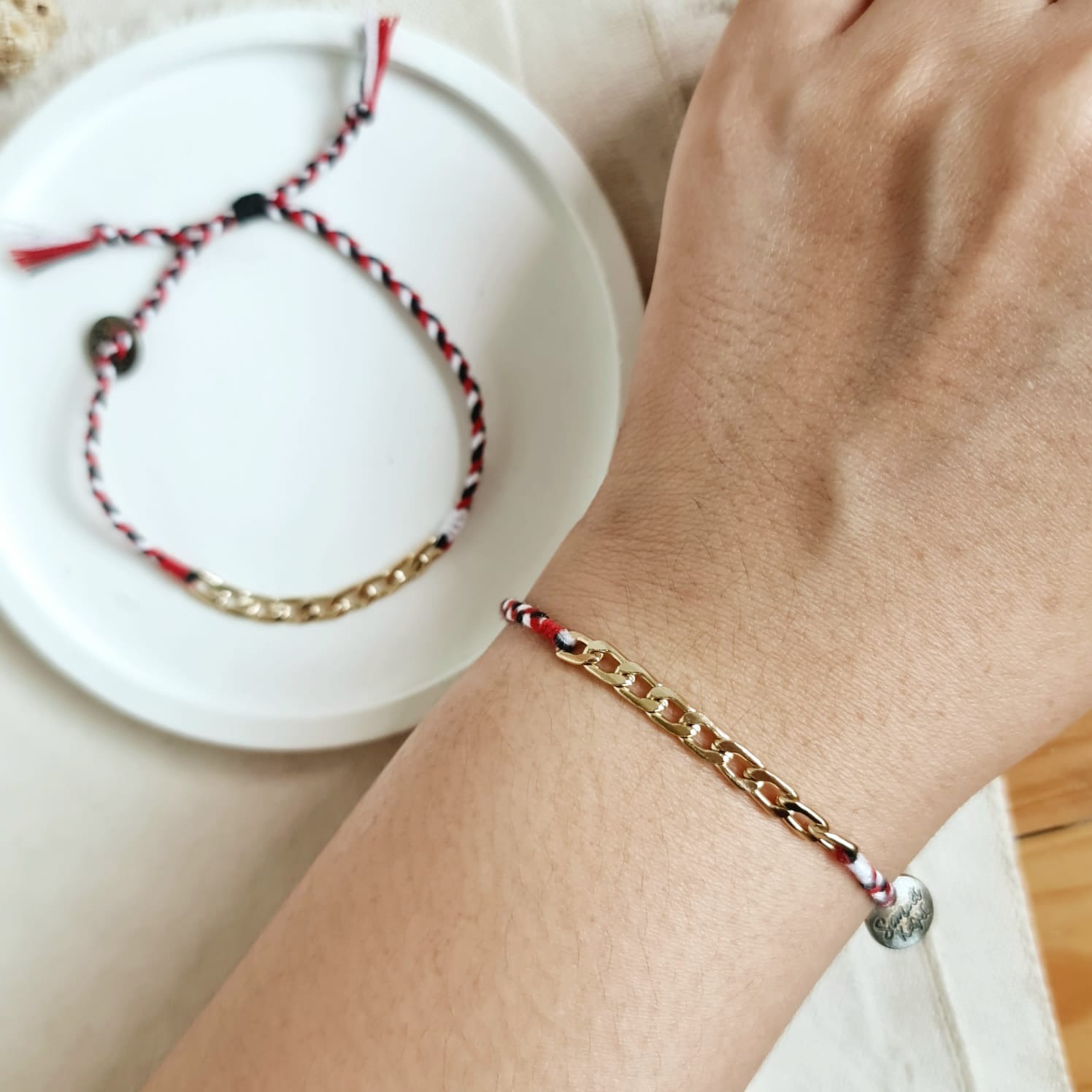 Gelang Jalin Rantai Tridatu pattern Semoetketjil 20.116