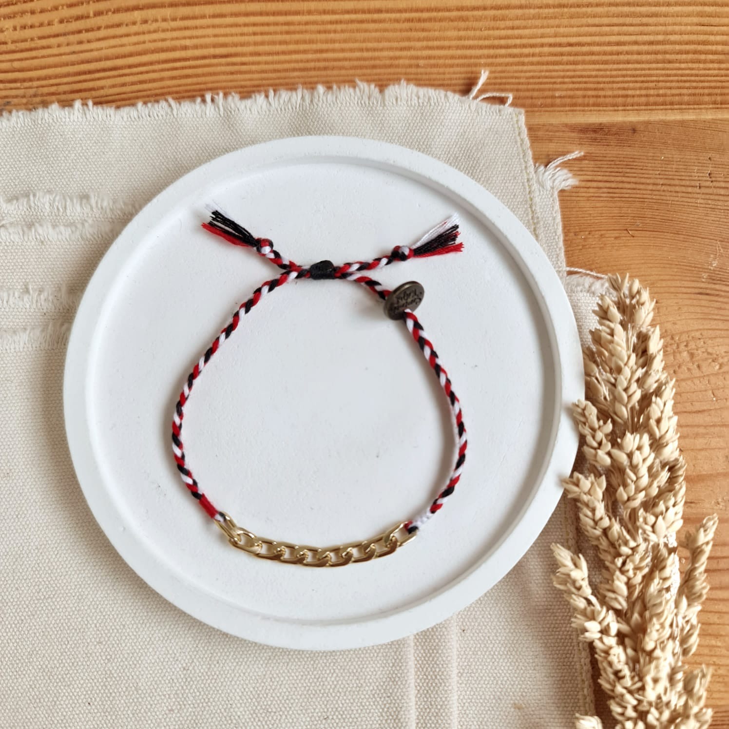 Gelang Jalin Rantai Tridatu pattern Semoetketjil 20.116