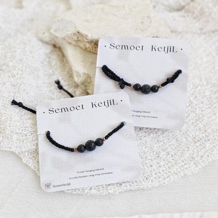Gelang Aswin Rupawan Lava Stone 24.07.261 Semoetketjil
