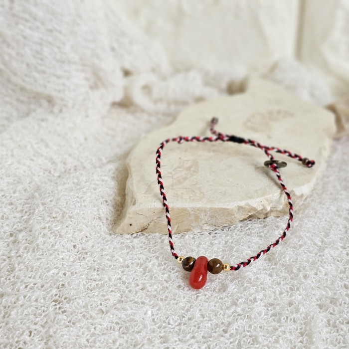 Gelang Rukti Pertiwi Gudo Tiger Eye Tridatu Motif 24.09.279 Semoetketjil
