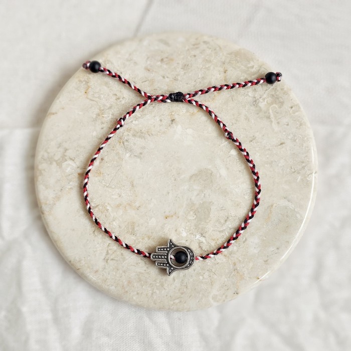 Gelang Nagendra Hamsa Onyx Tridatu Motif 24.12.292 Semoetketjil
