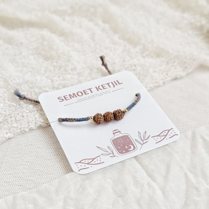 Gelang Nismara Ketenangan Rudraksha 25.01.004 Semoetketjil