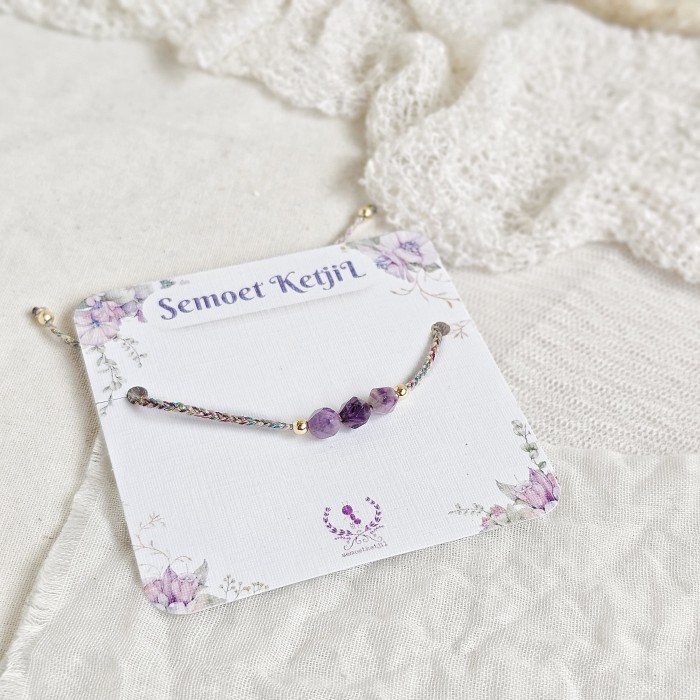 Gelang Njiwani Spirit Amethyst 25.01.002 Semoetketjil