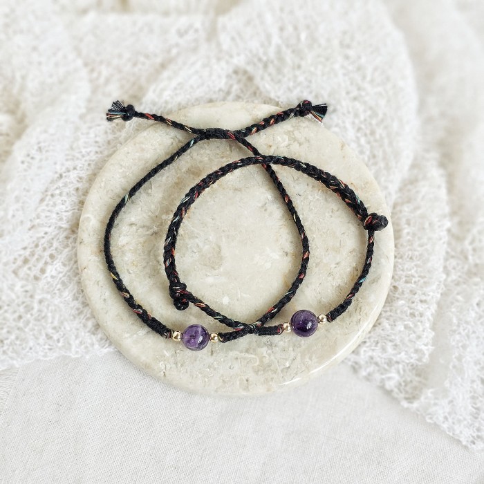 Gelang Njiwani Spirit Amethyst Hujan Hujan 25.01.011 Semoetketjil