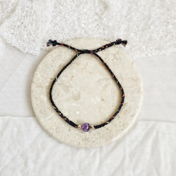 Gelang Njiwani Spirit Amethyst Hujan Hujan 25.01.011 Semoetketjil