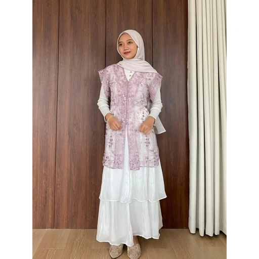 Image of Miyela Vest Belva Syamaita Original Busui Friendly