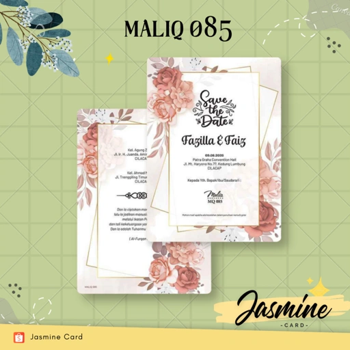 (ISI 10pcs) BLANGKO UNDANGAN PERNIKAHAN SOFTCOVER TERMURAH MALIQ 085