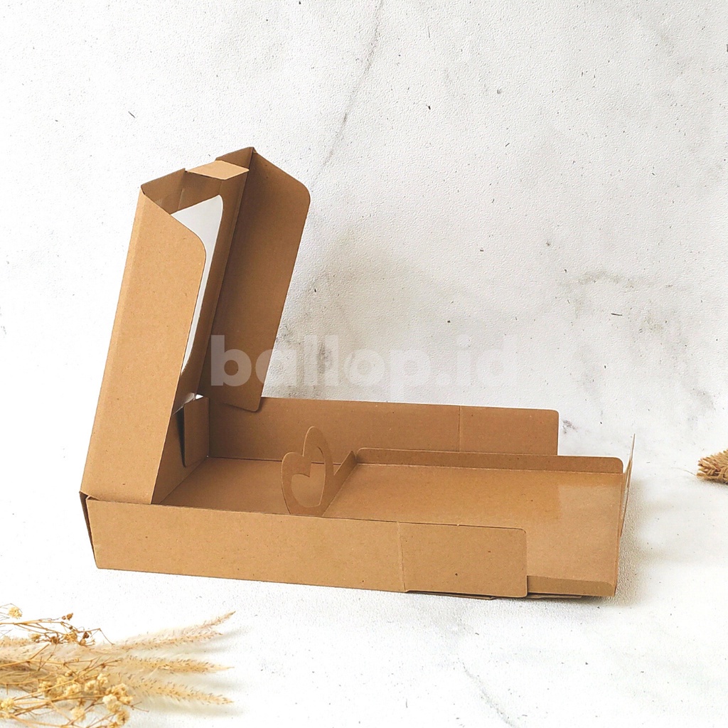 Alas KRAFT Kotak 20 CM LAMINASI Cakeboard Cake Tart Chiffon Pudding Roti