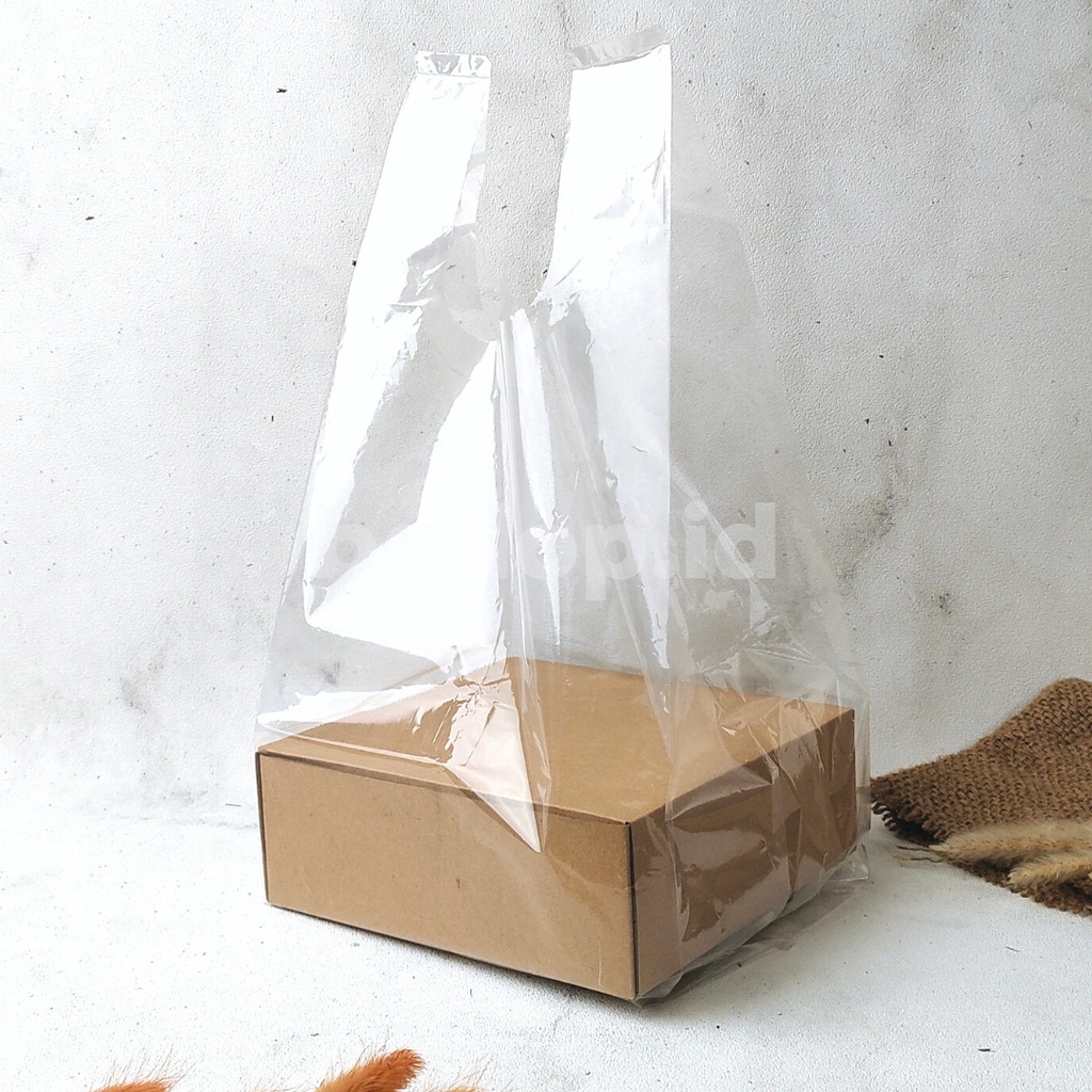 E-FLUTE 20 20 7 CM Box Kardus Dos Kotak Nasi Roti Tebal Kue Cake Polos Dus Bakery Corrugated