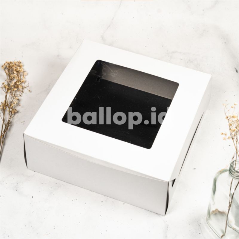 CAKEBOARD 25 CM Alas Tatakan Papan Kue Tart Pudding Roti Kotak Box Square Round Bulat Cake Board Putih Emas Gold Marble