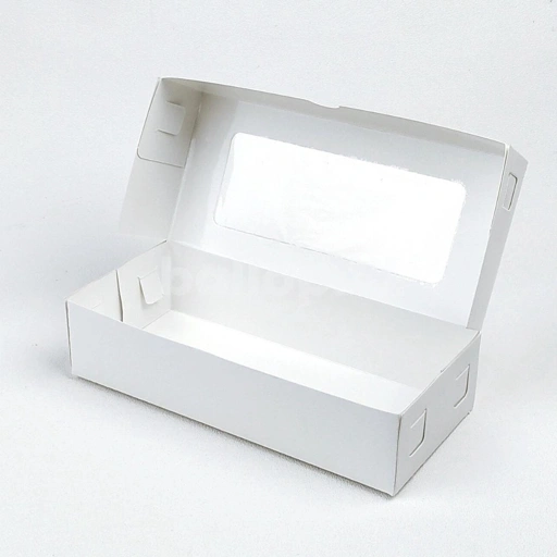 Image of IVORY 22 10 5 CM Laminasi Jendela Kotak Box Bronis Bolu Brownies Cookies Roti Kue
