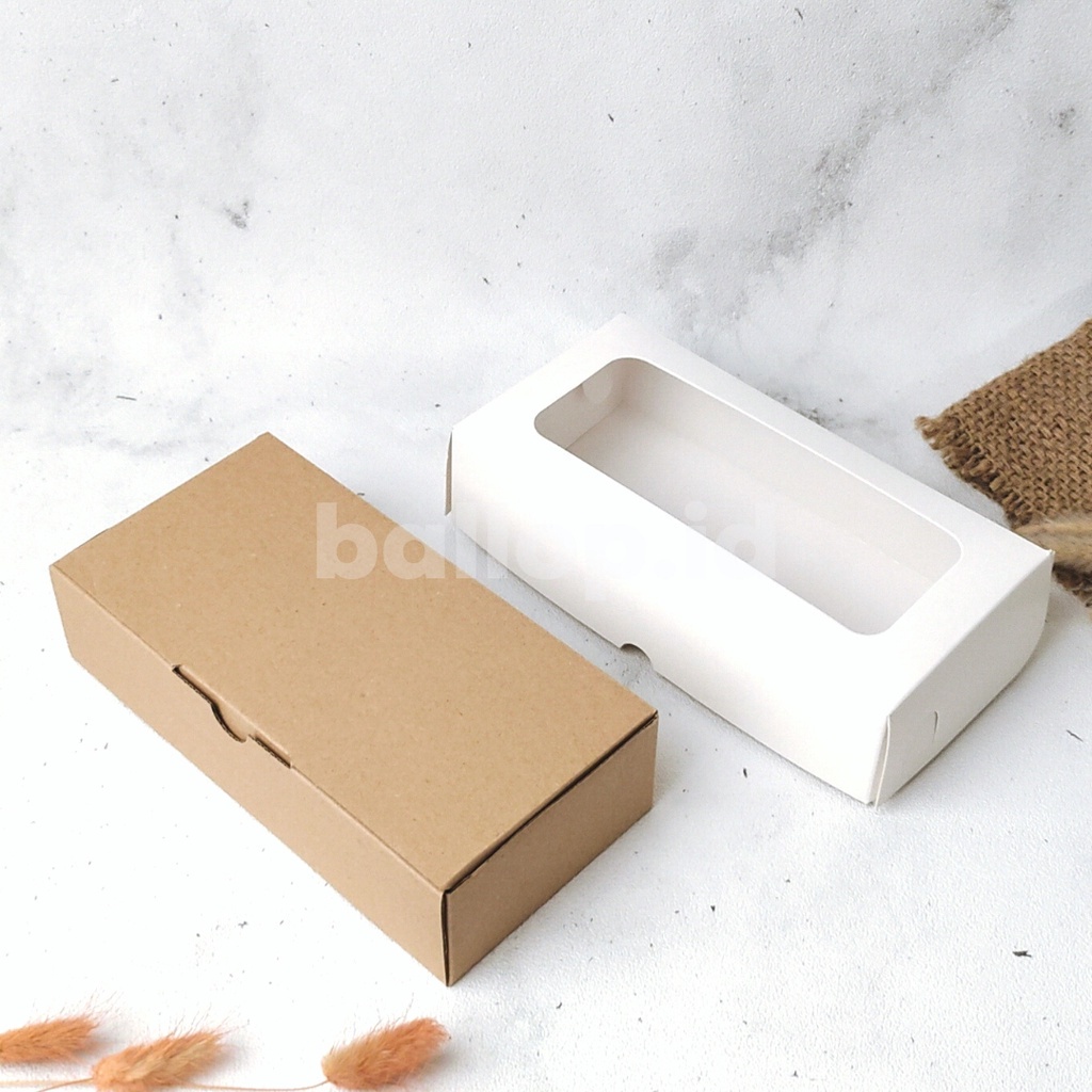 E-FLUTE 20 10 5 CM Box Kardus Packing Online Shop Gift Kotak Dos Brownies Roti Cake Kue Corrugated