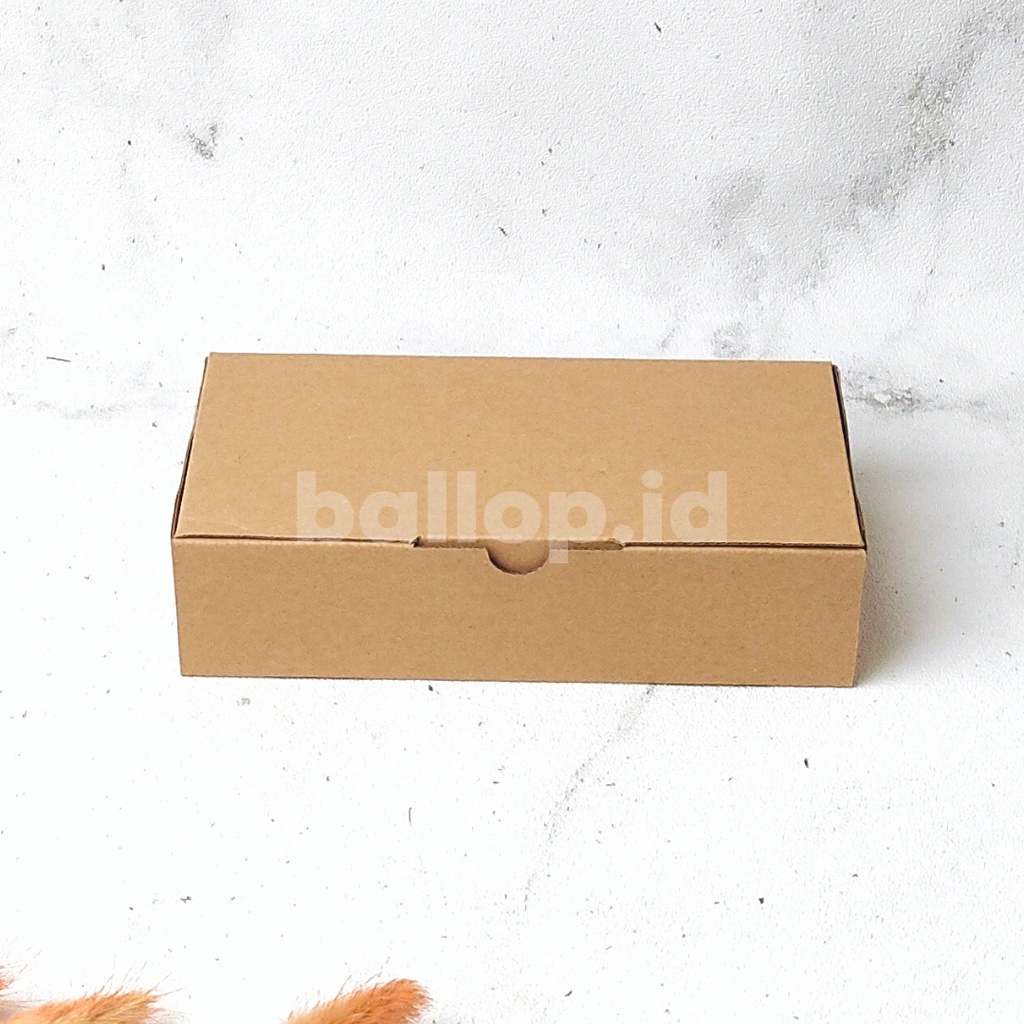 E-FLUTE 20 10 5 CM Box Kardus Packing Online Shop Gift Kotak Dos Brownies Roti Cake Kue Corrugated