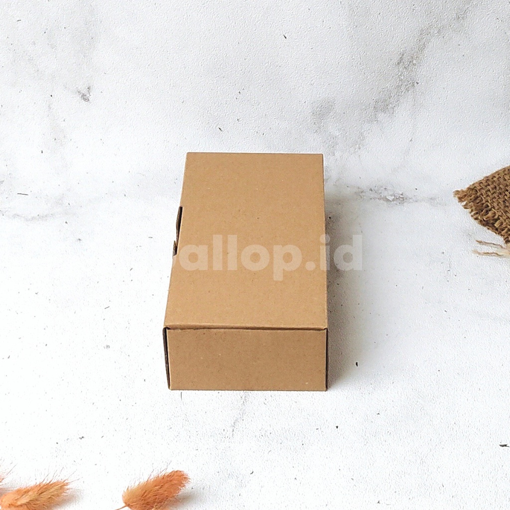 E-FLUTE 20 10 5 CM Box Kardus Packing Online Shop Gift Kotak Dos Brownies Roti Cake Kue Corrugated