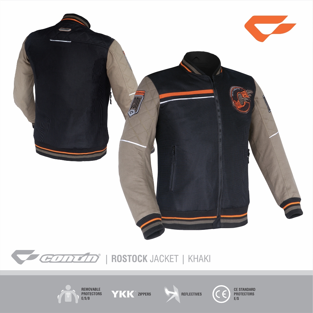 Rostock Varsity Jacket - Khaki
