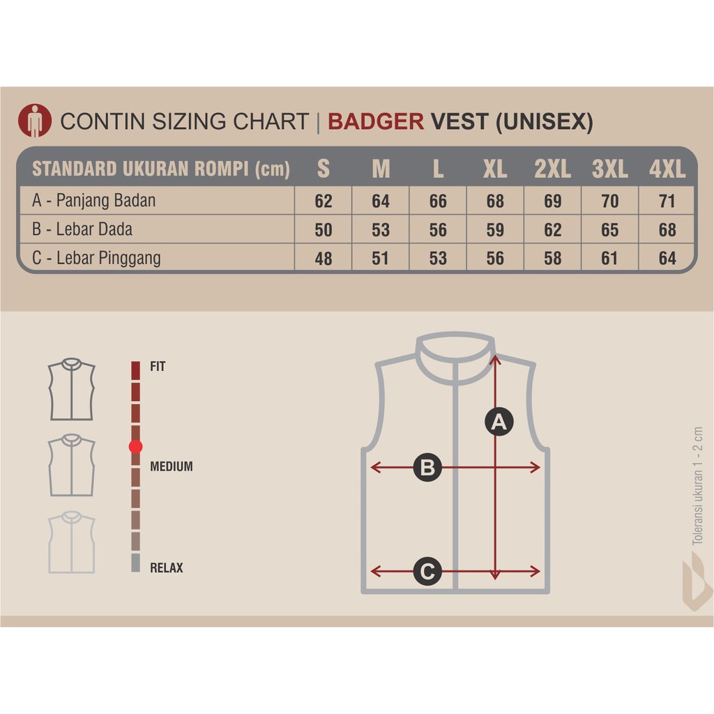 Badger Vest - Navy