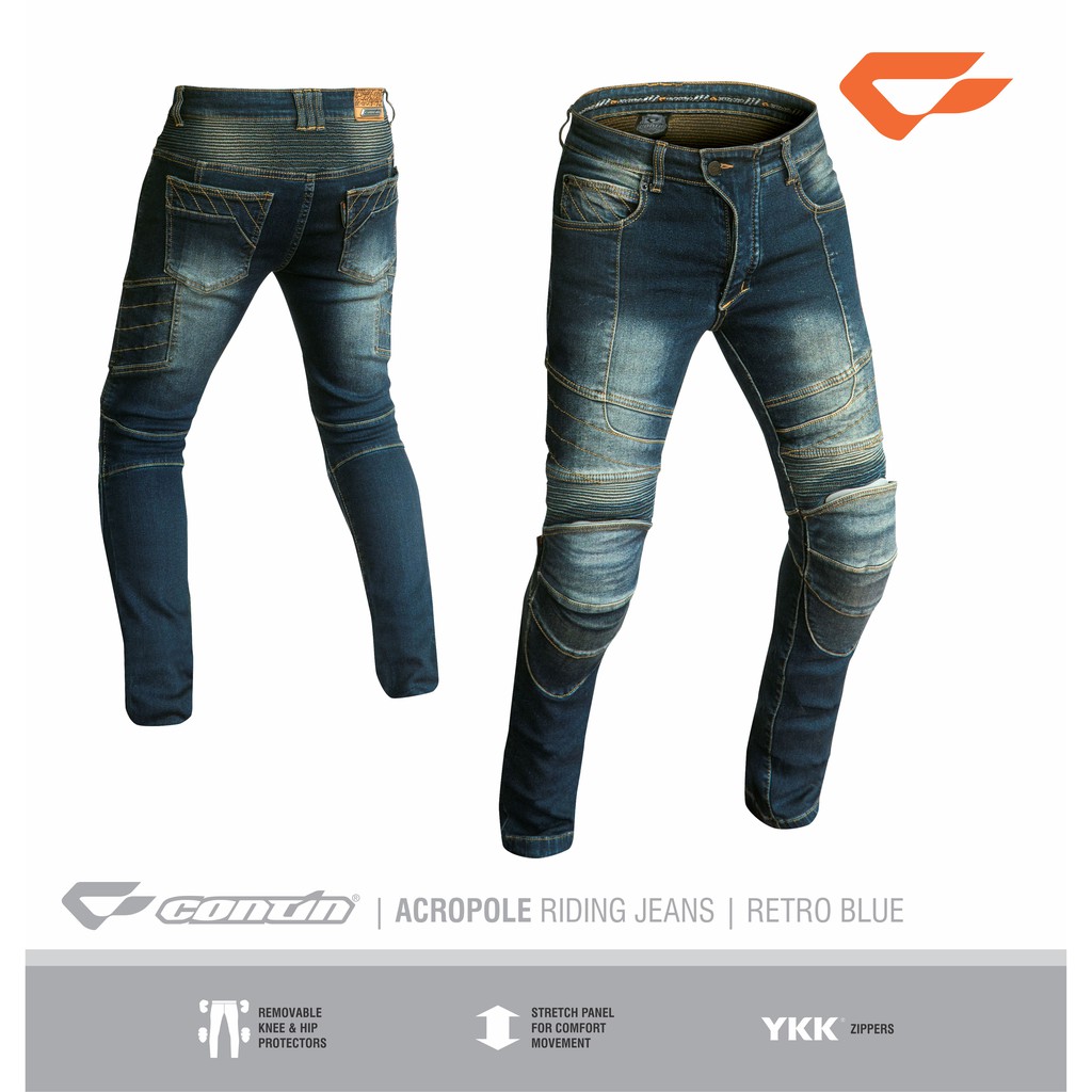 Acropole Riding Pants - Retro Blue