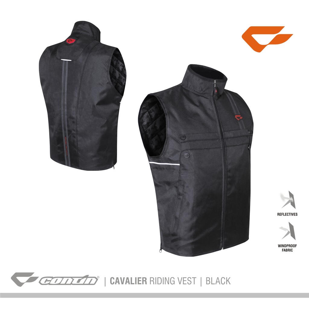 Cavalier Vest - Black